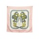 FOULARD HERMES BRIDES DE GALA GRYGKAR CARRE 90 SOIE ROSE + BOITE SILK SCARF 410€