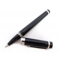 STYLO BILLE CARTIER PASHA ROLLERBALL EN RESINE NOIR RECHARGE BALLPOINT PEN 440€