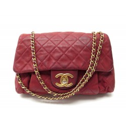 SAC A MAIN CHANEL TIMELESS PM EN CUIR IRIDESCENT ROUGE BANDOULIERE PURSE 4500€