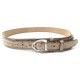 CEINTURE CELINE EN CUIR D'AUTRUCHE BEIGE TAILLE M 85 CM OSTRICH LEATHER BELT