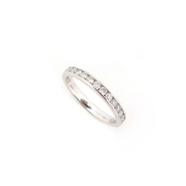 BAGUE MAUBOUSSIN ALLIANCE FLAMBEUSE D AMOUR T50 OR BLANC 18K DIAMANTS RING 3120€