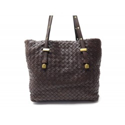 SAC A MAIN BOTTEGA VENETA 162937 CABAS S CUIR INTRECCIATO MARRON HAND BAG 1090€