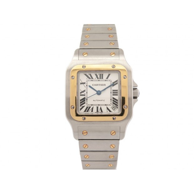 MONTRE CARTIER SANTOS GALBEE XL 32MM OR & ACIER AUTOMATIQUE + BOITE WATCH 8250€