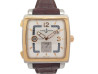 montre ulysse nardin quadrato dual time or acier