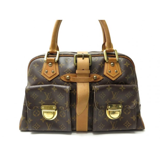 SAC A MAIN LOUIS VUITTON MANHATTAN GM M40025 TOILE MONOGRAM CUIR HAND BAG 2080€