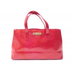 SAC A MAIN LOUIS VUITTON WILSHIRE PM CUIR MONOGRAM VERNIS ROUGE CABAS BAG 1115€