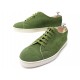 NEUF CHAUSSURES JOHN LOBB BASKETS LEVAH 7.5E 41.5 DAIM VERT SNEAKERS SHOES 640€