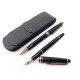 PARURE STYLO MONTBLANC MEISTERSTUCK CLASSIQUE DORE BILLE + PLUME NOIR PEN 960€