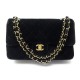 SAC A MAIN CHANEL CLASSIQUE TIMELESS MEDIUM VELOURS MATELASSE NOIR BAG 7650€