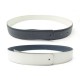 NEUF CEINTURE HERMES LIEN REVERSIBLE 28 MM T74 CUIR BLEU BLANC LEATHER BELT 330€