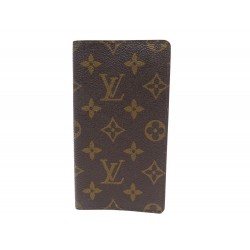 VINTAGE PORTEFEUILLE LONG LOUIS VUITTON EN TOILE MONOGRAM MARRON WALLET 545€