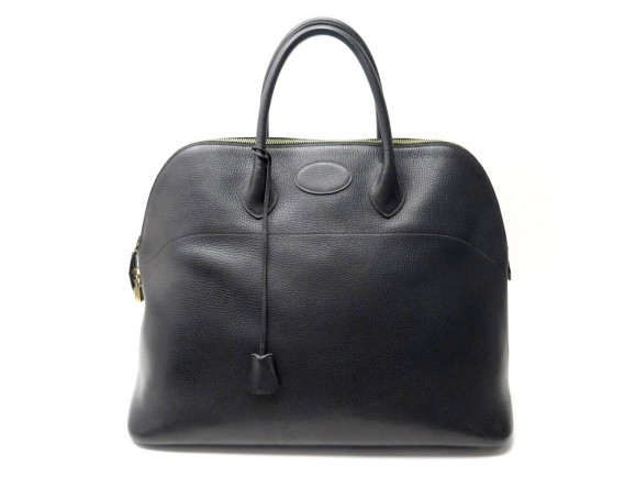sac de voyage hermes bolide 45 en cuir togo noir