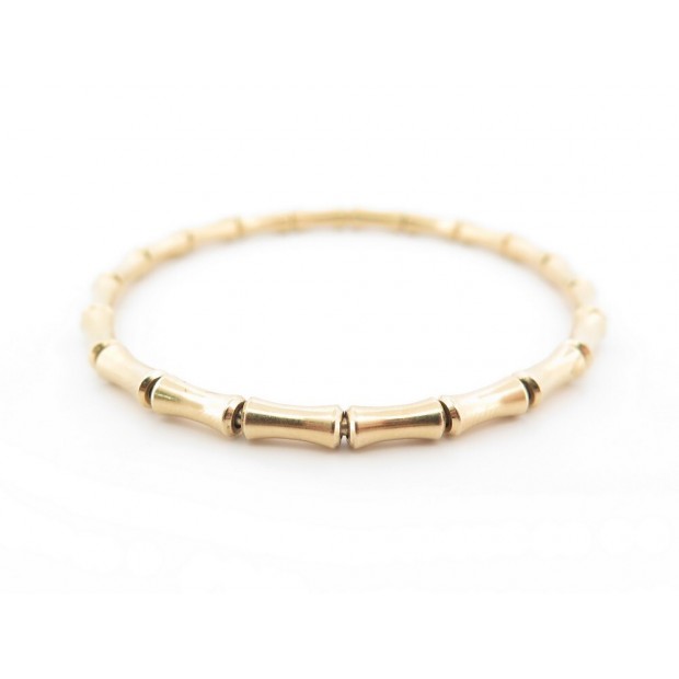 BRACELET GUCCI BAMBOO 34220000 16 CM EN OR JAUNE 18K GOLD BANGLE JEWEL 1650€