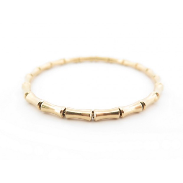 BRACELET GUCCI BAMBOO 34220000 16 CM EN OR JAUNE 18K GOLD BANGLE JEWEL 1650€