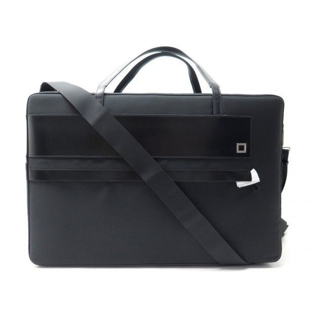 NEUF SAC DE VOYAGE ST DUPONT BAGAGE RECTANGULAIRE GM NOIR BANDOULIERE NEW 690€