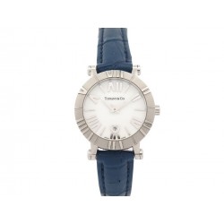 MONTRE TIFFANY & CO ATLAS 30 MM QUARTZ EN ACIER PALLADIE & CERAMIQUE WATCH 1945€