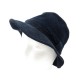 CHAPEAU HERMES BOB TAILLE 56 EN COTON VELOURS COTELE BLEU MARINE HAT 365€