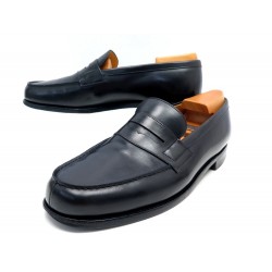 CHAUSSURES JM WESTON 180 MOCASSINS 8.5D 43 EN CUIR NOIR BLACK LEATHER SHOES 790€