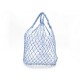 NEUF SAC A MAIN CELINE FILET TISSE CABAS 30 CM EN COTON BLEU BLUE HAND BAG 400€