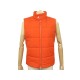 NEUF MANTEAU HERMES DOUDOUNE GILET SANS MANCHES S 46 ORANGE NEW COAT 2100€