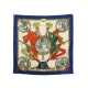 NEUF FOULARD HERMES NAPOLEON 1ERE EDITION 1963 CARRE EN SOIE BROCHEE SCARF 410€