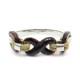 BRACELET LOUIS VUITTON M65336 BOIS & CORDE 20CM ACIER PALLADIE BOITE BANGLE 450€