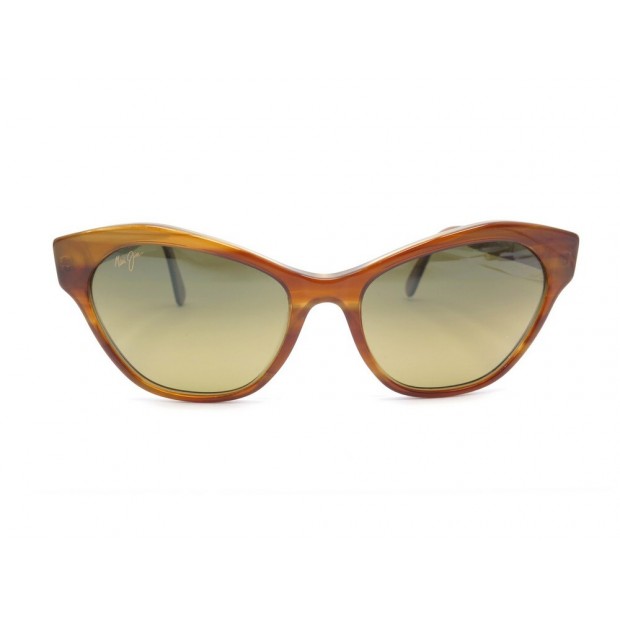 NEUF LUNETTES DE SOLEIL MAUI JIM KILA MJ819-12E MARRON +ETUI NEW SUNGLASSES 260€