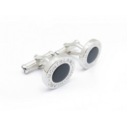 BOUTONS DE MANCHETTE MONTBLANC MEISTERSTUCK EN METAL ARGENTE CUFFLINKS 355€