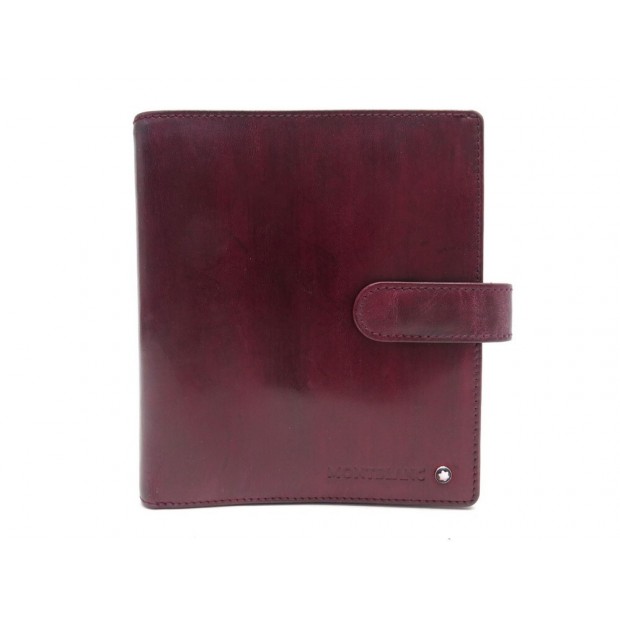 COUVERTURE AGENDA MONTBLANC ORGANISEUR PM MEISTERSTUCK CUIR BORDEAUX DIARY 435€