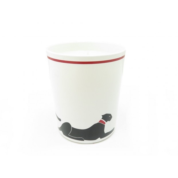 NEUF BOUGIE PARFUMEE CARTIER PANTHERE DECLARATION EN PORCELAINE BLANC 9CM CANDLE