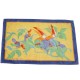 NEUF DRAP DE PLAGE HERMES LES TOUCANS SERVIETTE DE BAIN COTON BEACH TOWEL 475€