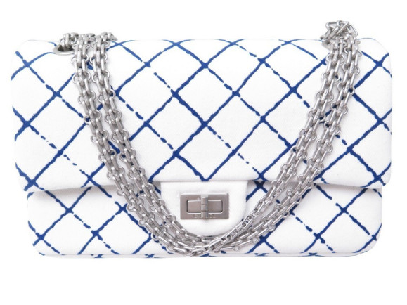 sac a main chanel 2.55 motif matelasse en toile