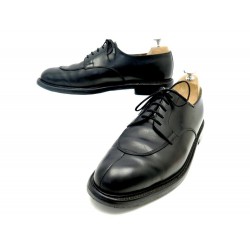 CHAUSSURES JM WESTON DERBY DEMI CHASSE 598 9D 43 EN CUIR NOIR LEATHER SHOES 850€