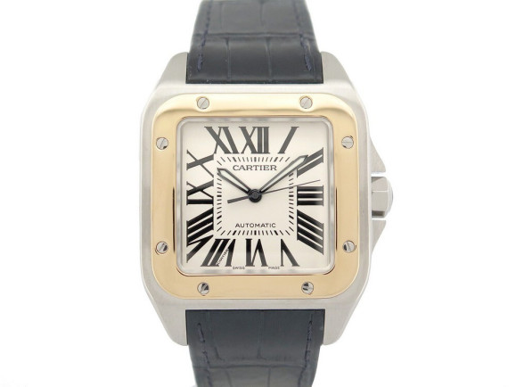 montre cartier santos 100xl 2656 automatique or