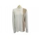 PULL HERMES MOTIF H 52 L HOMME HAUT EN COTON POLYAMIDE BEIGE SWEATER TOP 1050€