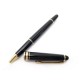 STYLO BILLE MONTBLANC MEISTERSTUCK CLASSIQUE DORE NOIR 12890 ROLLERBALL 405€