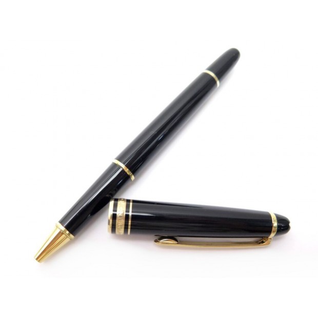 NEUF STYLO BILLE MONTBLANC MEISTERSTUCK CLASSIQUE DORE ROLLERBALL BOITE PEN 445€