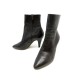 CHAUSSURES CELINE BOTTINES A TALONS 37 EN CUIR MARRON + BOITE BOOTS SHOES 850€