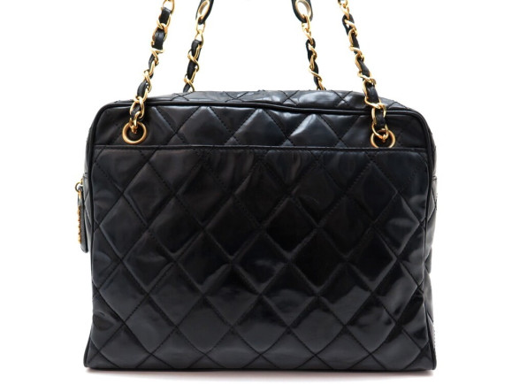 sac a main chanel cabas camera cuir matelasse