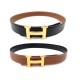 CEINTURE HERMES BOUCLE H DOREE 84 LIEN EN CUIR REVERSIBLE BOX EPSOM BELT 710€