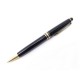 STYLO MONTBLANC PORTE MINES MEISTERSTUCK CLASSIQUE 0.7 MM RESINE PLAQUE OR 395€