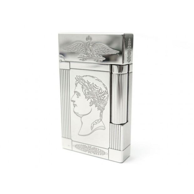 BRIQUET ST DUPONT SACRE DE NAPOLEON ARGENTE 016468 LIGNE 2 ED LIMITEE LIGHTER