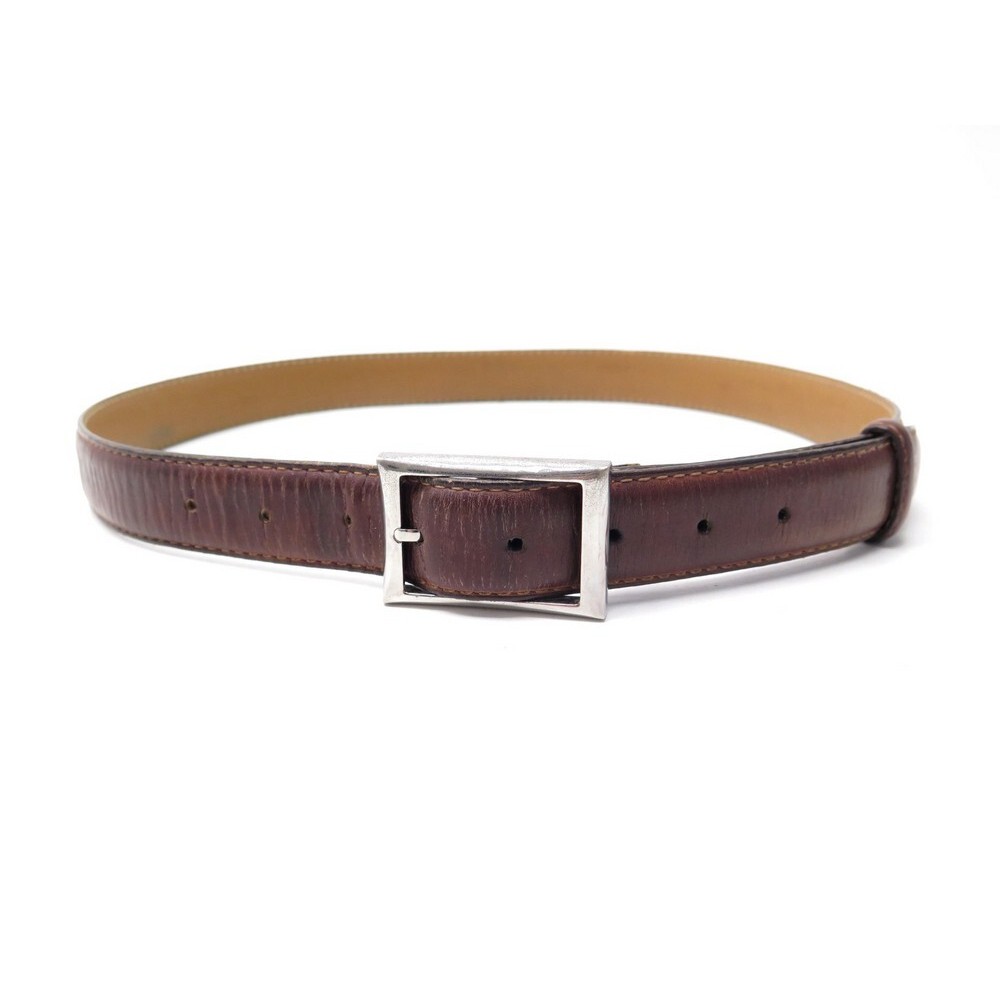 ceinture berluti classic taille 95 en cuir marron