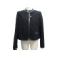 NEUF VESTE LOUIS VUITTON PERFORE MOTIFS FLEUR MONOGRAM L 42 LAINE NOIR NEW 2300€