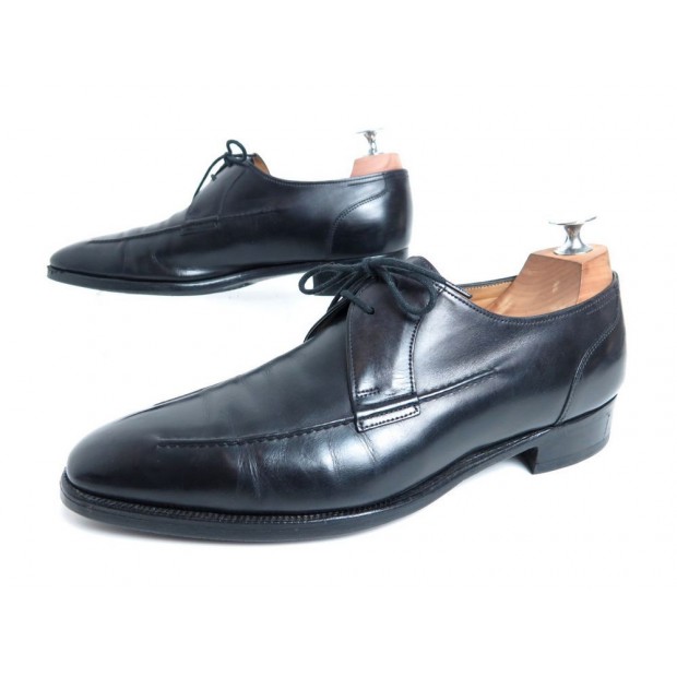 CHAUSSURES JOHN LOBB GRAFTON 6.5 40.5 DERBY CUIR NOIR BLACK LEATHER SHOES 1095€