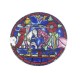 VINTAGE ASSIETTE CARTIER ED LIMITEE CHARTRES CATHEDRAL EN PORCELAINE BLEUE PLATE