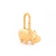 CADENAS HERMES CHARM HIPPOPOTAME ANNEE DES FLEUVES PENDENTIF PORTE CLES PADLOCK