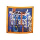 NEUF FOULARD HERMES SELLE DIGNITAIRE KAMINSKY CARRE 90 SOIE NEW SILK SCARF 410€