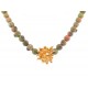 NEUF COLLIER CHRISTIAN DIOR RAS DU COU FLEUR & PERLES CHOKER DORE NECKLACE 620€