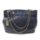 VINTAGE SAC A MAIN CHANEL CABAS SHOPPING CUIR MATELASSE BLEU MARINE BAG 6500€